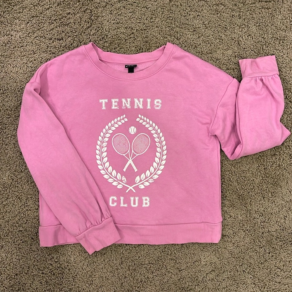 Art Class Tennis Crewneck Sweatshirt Girls Size L (10/12)